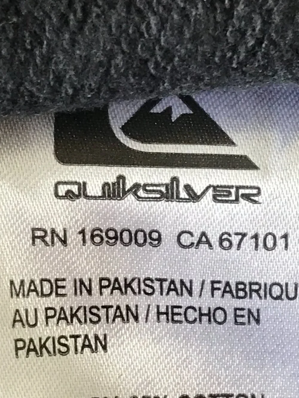 Quicksilver Sweatshirt Men XL Black Crew Neck Graphic Logo Long Sleeve Stretch